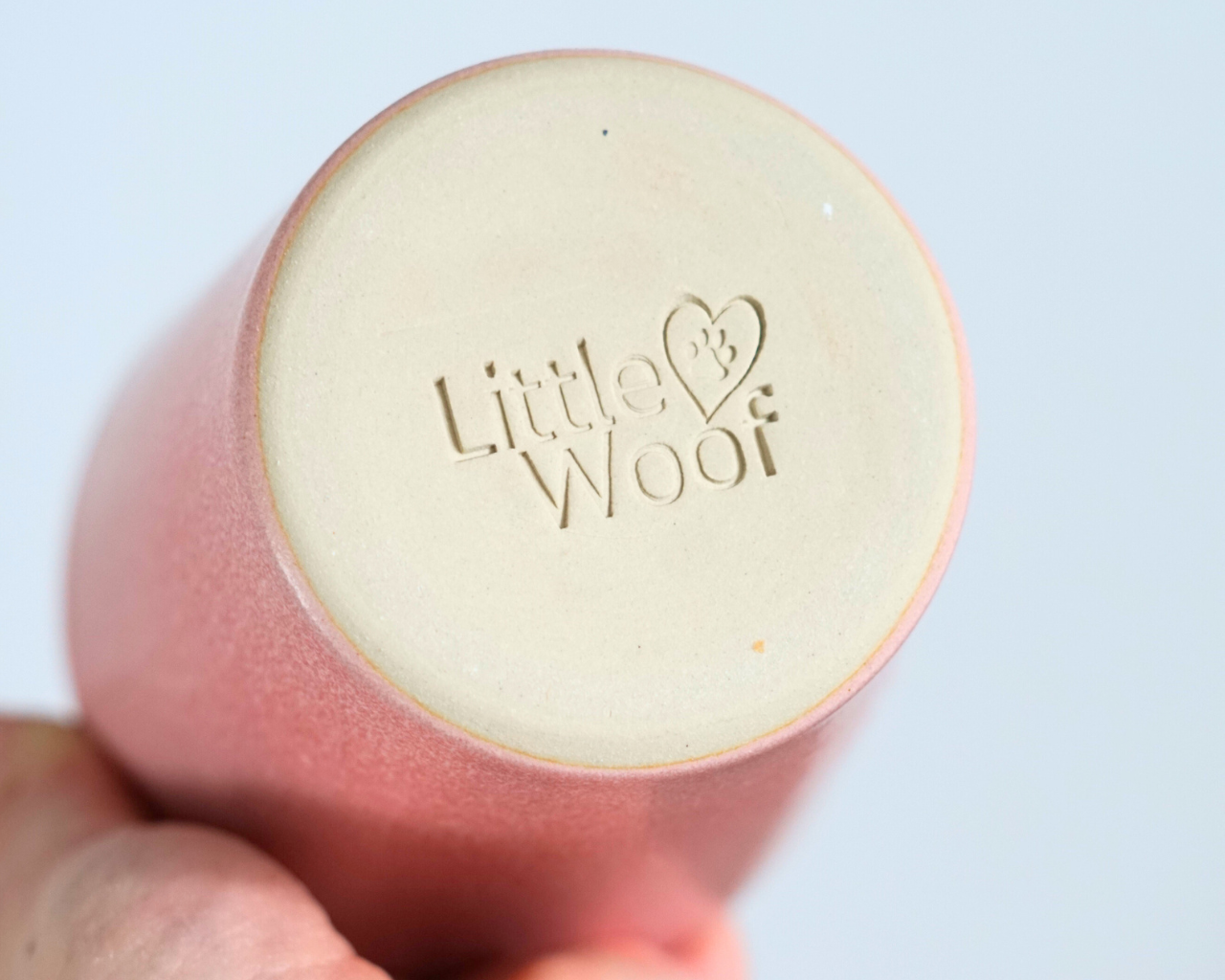 Becher "Pawfect Day" in rosa